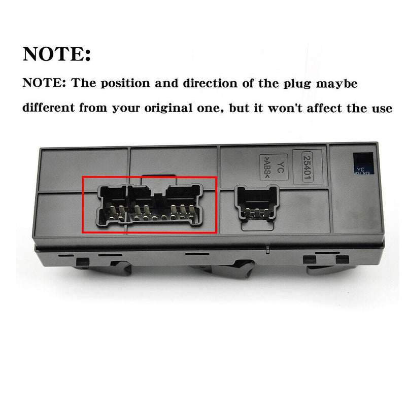 Power Window Master Control Switch Driver Side for Nissan Altima Sentra 2013 18