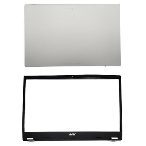 DURAFORCE Top Lid Bezel Back Cover Silver for Acer Aspire A31524P 24PT A51558M US