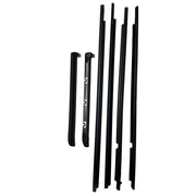 DURAFORCE Car Quarter Door Belt Moulding Black Set For 2003-2008 2009 Toyota Prado GX470