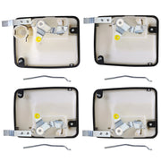 DURAFORCE 4× Front & Rear Outside Door Handle Fit For 1999-2016 Ford Super Duty F250 F350