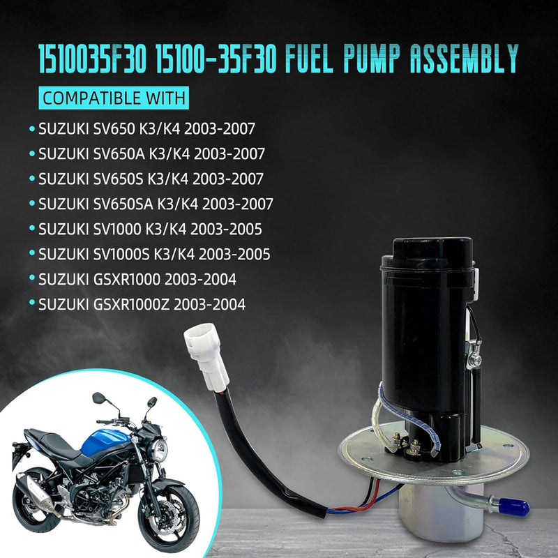DURAFORCE Fuel Pump Assembly For 2003 2004 Suzuki GSXR1000 SV650 SV1000