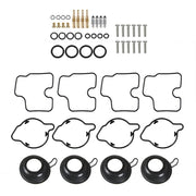 DURAFORCE 4Pcs Carburetor Repair Kit Plunger Diaphragm Part For Honda CBR600 F4