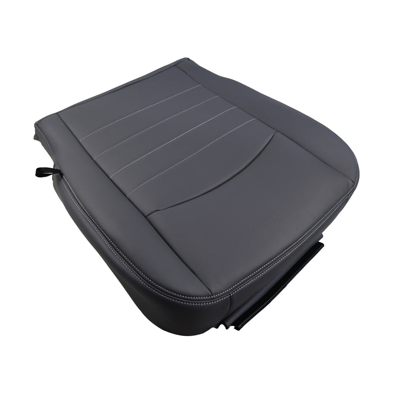 DURAFORCE Driver Bottom Seat Cover Dark Gray For 2013-18 Dodge Ram 1500 2500 Work Truck ST