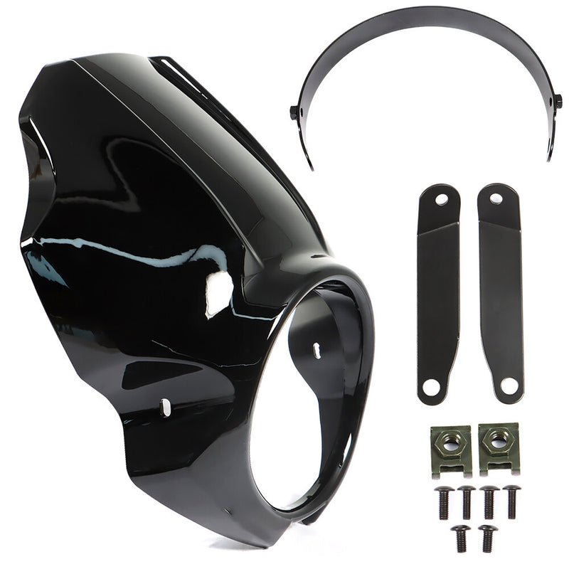DURAFORCE Black Headlight Fairing Windshield Cover for XVS 950 SPEC Bolt 950 2013-2022 NEW