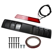 DURAFORCE For Infiniti G35 G37 Sedan Carbon Rear Bumper Diffuser Spoiler w/ LED Tail Light