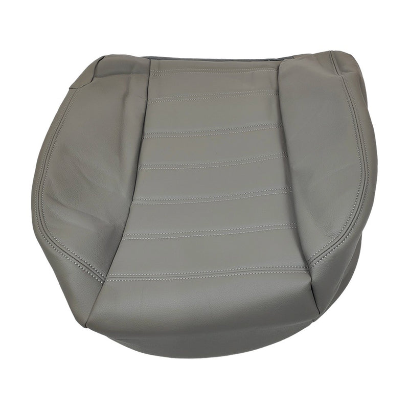 DURAFORCE Driver Side Bottom Leather Seat Cover Gray For Hummer H2 2003 2004 2005 - 2007