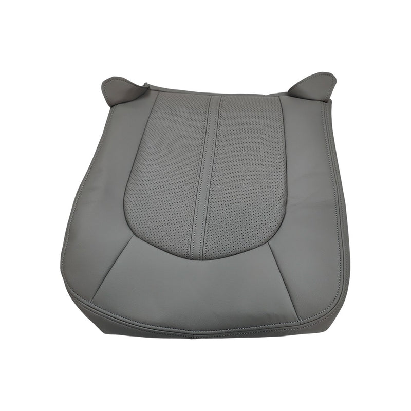 DURAFORCE For 2008 2009 - 2013 Cadillac CTS Front Driver Bottom Leather Seat Cover Gray