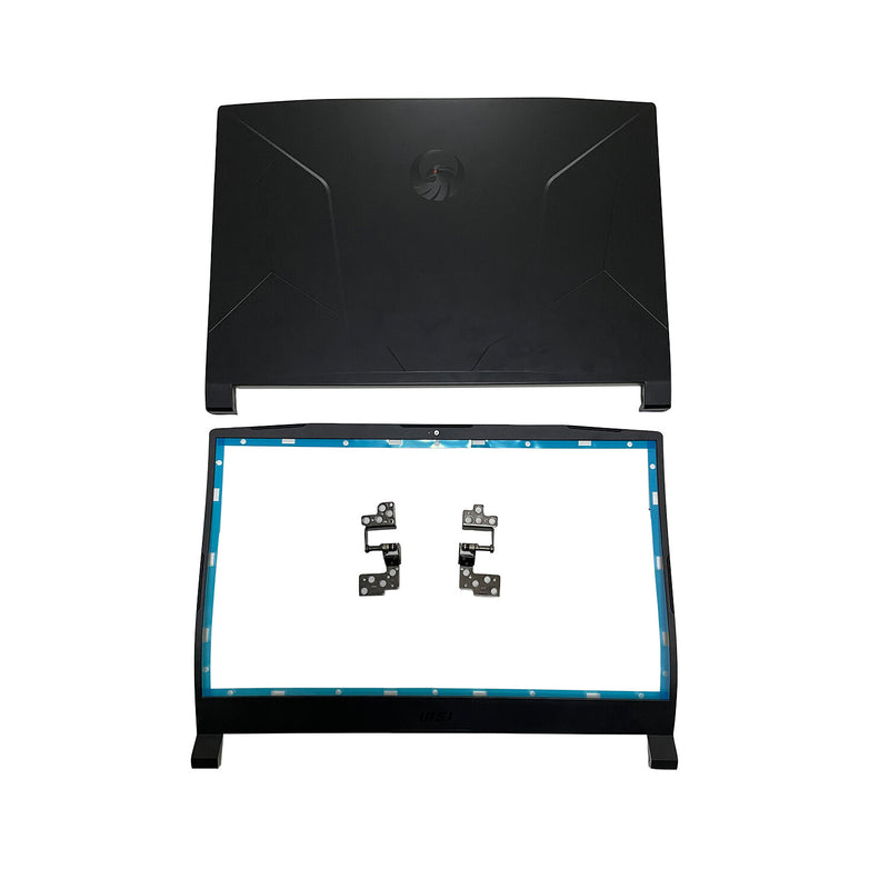 MS1581 MS 1582 Plastic Back Cover Bezel Hinges Black for MSI Katana GF66 11UG