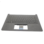 DURAFORCE Palmrest For HP 14-DQ1043CL 14-FQ 14-DQ Keyboard Non-Backlit Black M03796-001 US