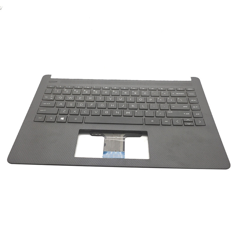 DURAFORCE Palmrest For HP 14-DQ1043CL 14-FQ 14-DQ Keyboard Non-Backlit Black M03796-001 US