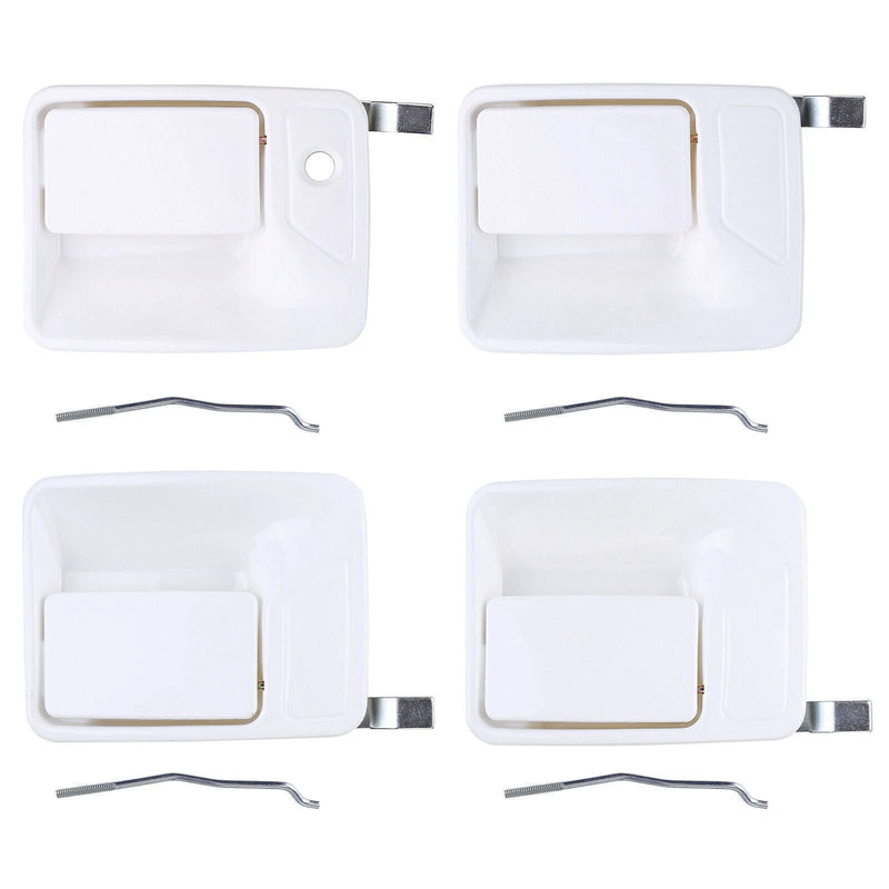 DURAFORCE 4× Front & Rear Outside Door Handle Fit For 1999-2016 Ford Super Duty F250 F350