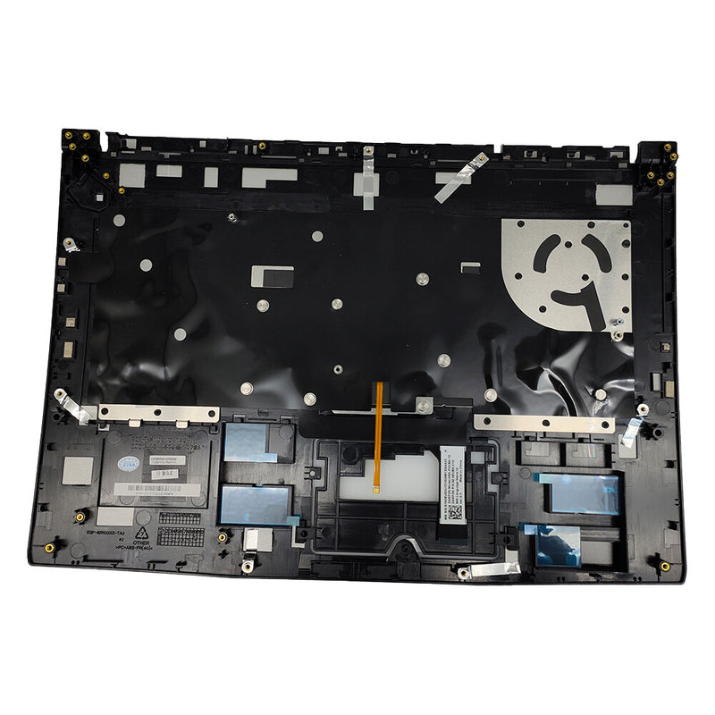 DURAFORCE For MSI GF65 9SD 9SE 10SD MS-16W1 Palmrest Backlit Keyboard Upper Case Black US