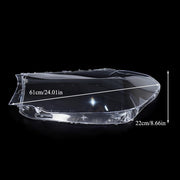 DURAFORCE For BMW G30 G31 G38 5 Series 2016-2020 Pair Headlight Len Cover+Glue Clear Shell