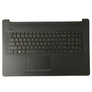 DURAFORCE New Palmrest Keyboard BL 73H0 Touchpad For HP 17-BY 17-CA L48409-001 Matte Black