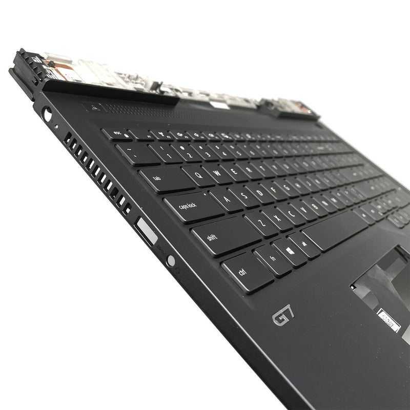 DURAFORCE For Dell 17 G7 7700 0RC7PR RC7PR US Palmrest Upper Case w/Backlit Keyboard Black