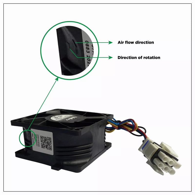 DURAFORCE New For GE Refrigerator Evaporator Fan Motor WR60x26866 WR49x25197 239D1412 US
