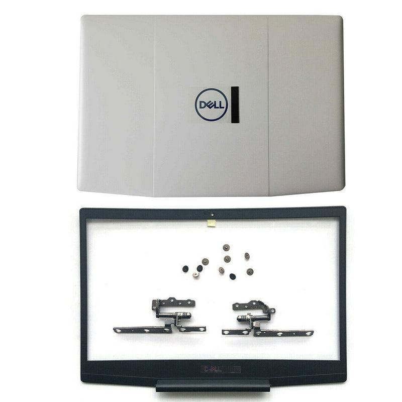 03HKFN Top Back Cover Front Bezel Hinges Screws White for Dell G3 15 3590
