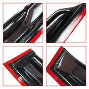 DURAFORCE FOR 2021-2025 LEXUS IS300 IS350 PREMIUM BLACK TRIM WINDOW VISOR RAIN GUARD US