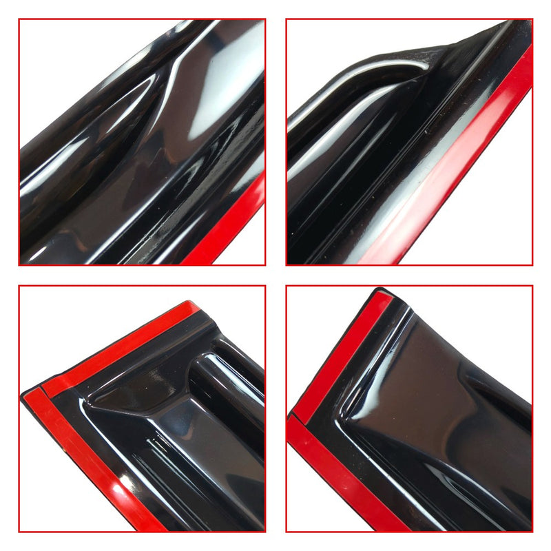 DURAFORCE FOR 2021-2025 LEXUS IS300 IS350 PREMIUM BLACK TRIM WINDOW VISOR RAIN GUARD US