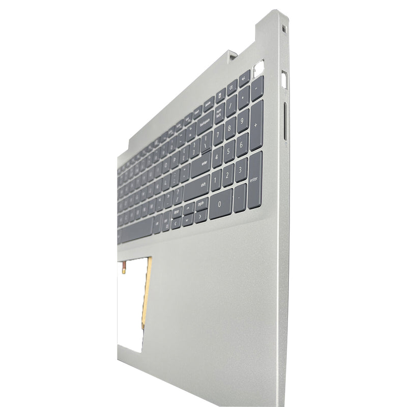 DURAFORCE 0V5JHC Palmrest w/Backlit Keyboard NO-Type-C Silver For Dell Inspiron 5593 V5JHC