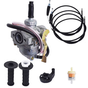 DURAFORCE Carburetor & Handle Grip Bar & Throttle Cable For Honda Z50R 1979-1999 Carb