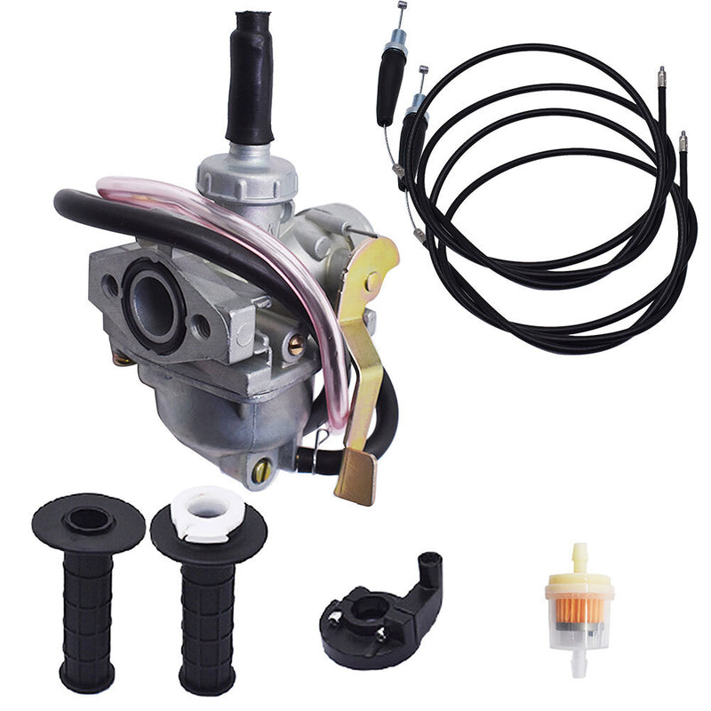 DURAFORCE Carburetor & Handle Grip Bar & Throttle Cable For Honda Z50R 1979-1999 Carb