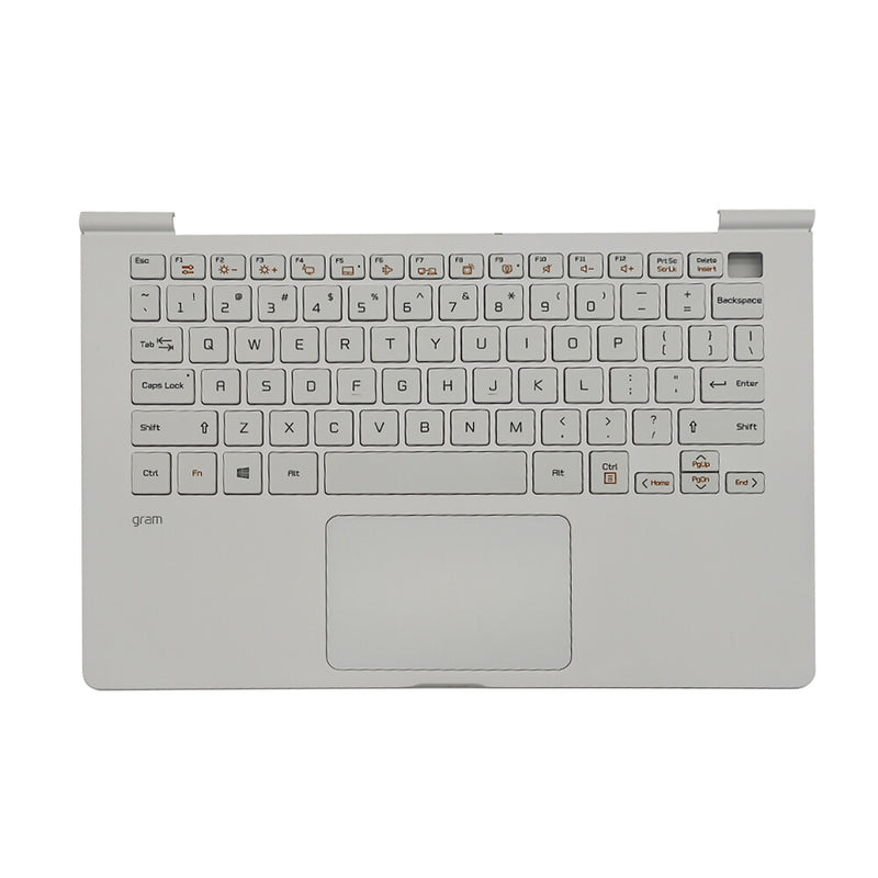 DURAFORCE New Palmrest Touchpad Backlit Keyboard For LG Gram 13Z980 13ZD980 MBN6528330X US