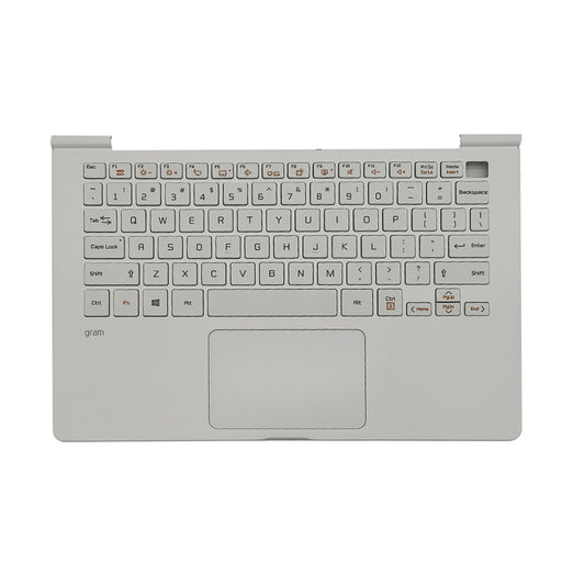 DURAFORCE New Palmrest Touchpad Backlit Keyboard For LG Gram 13Z980 13ZD980 MBN6528330X US