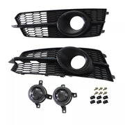DURAFORCE For Audi A6 S6 RS6 2016 2017 2018 Front honeycomb Mesh Grill Fog Light Grille