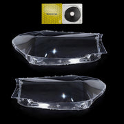 DURAFORCE For BMW G30 G31 G38 5 Series 2016-2020 Pair Headlight Len Cover+Glue Clear Shell