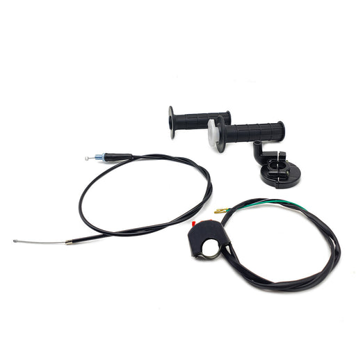 DURAFORCE For Coleman CT200U Trail 200 Mini 196cc Bike Throttle Hand Grips Cable Clamp Kit