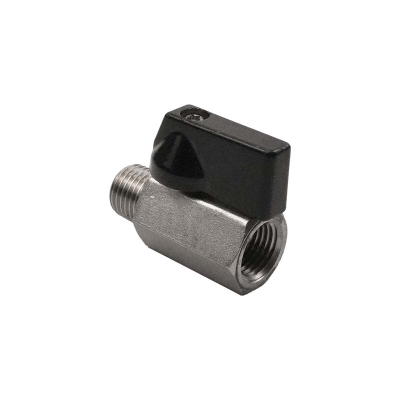DURAFORCE 10x Mini 1/4" Male 1/4 Inch Female NPT Brass Ball Shut Off Valve Water Air Fluid