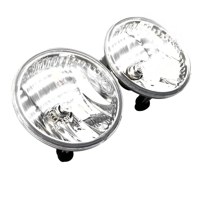 DURAFORCE Left Right Clear Lens Fog Light Lamp w Bulbs for Jeep Patriot 2011 2017