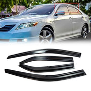 DURAFORCE Window Visors Rain Guards For 2012-2017 Toyota Camry 3D Wavy M Style Ş