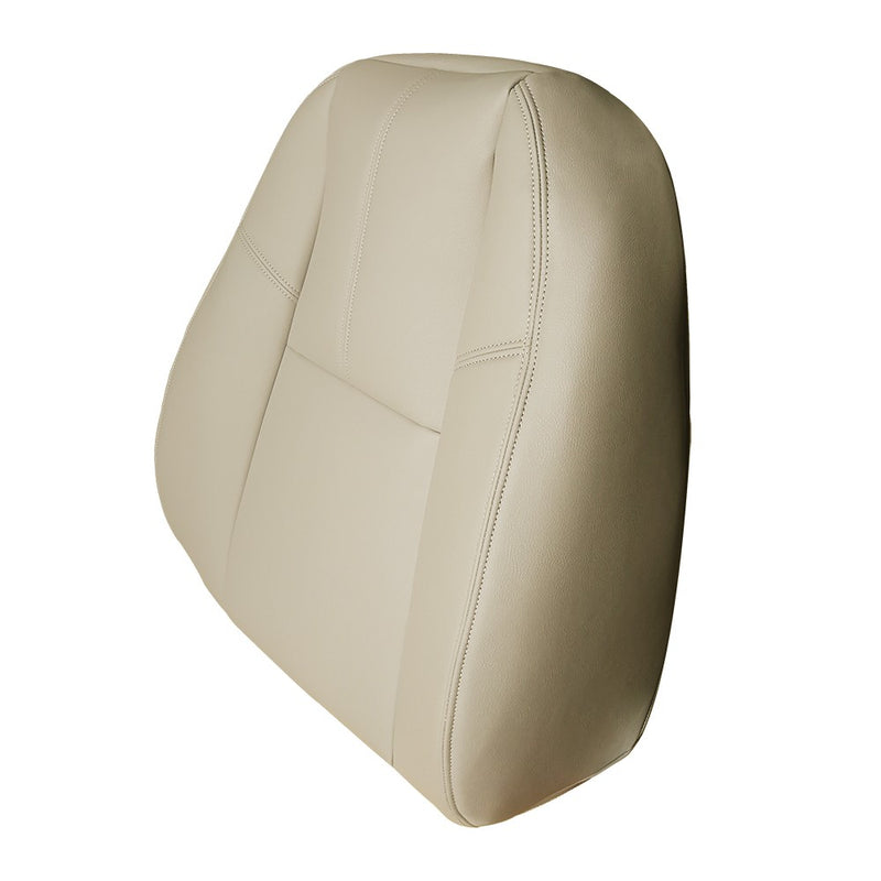 DURAFORCE Driver Bottom & Top leather seat cover Light Tan For 2007-2014 Chevy Silverado
