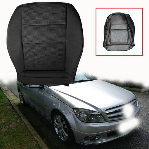 DURAFORCE For 2008-2014 Mercedes Benz C250 C300 C350 Driver Bottom Seat Cover Black