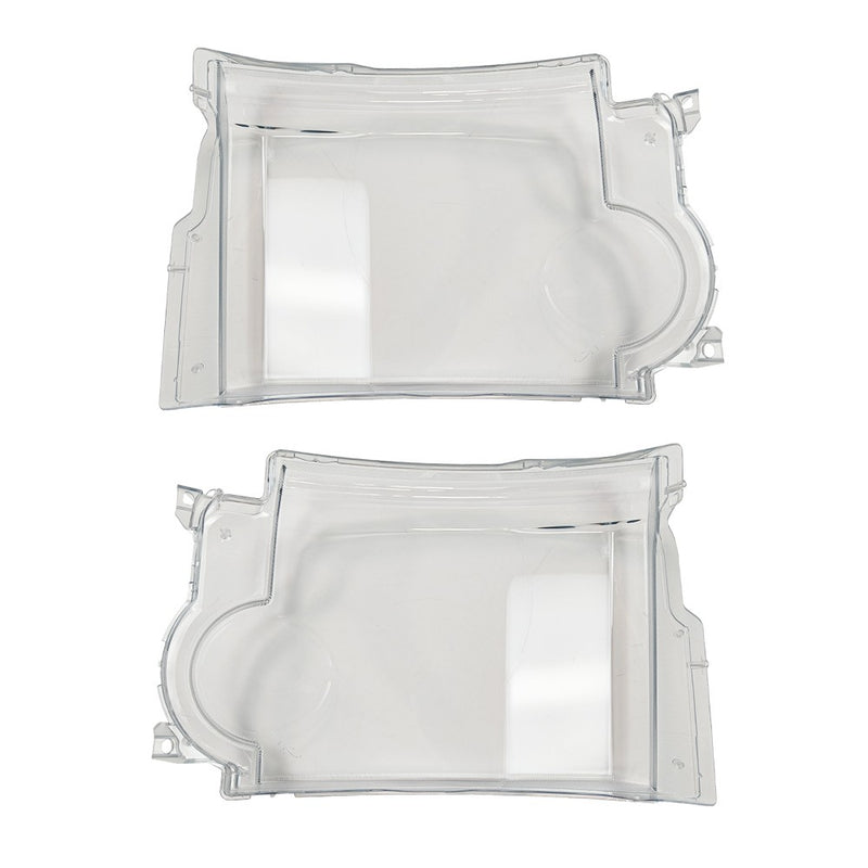 DURAFORCE Headlight Lens Cover Clear For Land Rover Discovery 3 LR3 2005-2009 With Glue