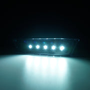 DURAFORCE Gray Cover Side Marker Lights Lamps LED Pair for 2003-2007 for INFINITI G35
