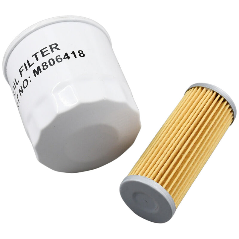 DURAFORCE Oil and Fuel Filter kit M806418 MIU804763 for John Deere X495 X595 X740 X744
