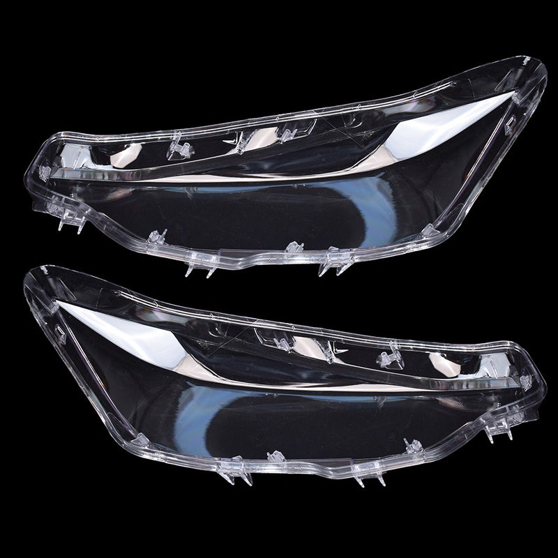 DURAFORCE A Pair Left&Right Headlight Headlamp Lens Cover For BMW 3-Series F30 F35 2016-18