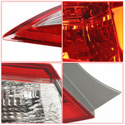 DURAFORCE Rear LH+RH Side Outer Tail Light Signal Lamp Fit For Toyota Corolla Series 14-16