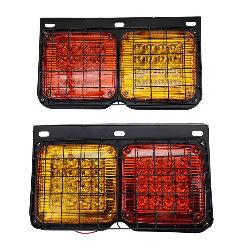 DURAFORCE 2Pcs Tail Light For Nissan UD Truck Tail Lamp 1995-2013 LH +RH Waterproof 24V