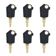 DURAFORCE 6 Key Heavy Equipment Ignition Loader Dozer Key For Caterpillar 5P8500 Fits CAT