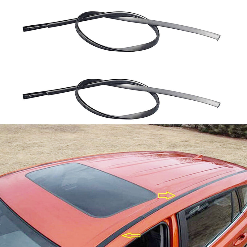 DURAFORCE Roof Trim Molding Kit Black For 2008-2013 Toyota Corolla 1.8L US Stock