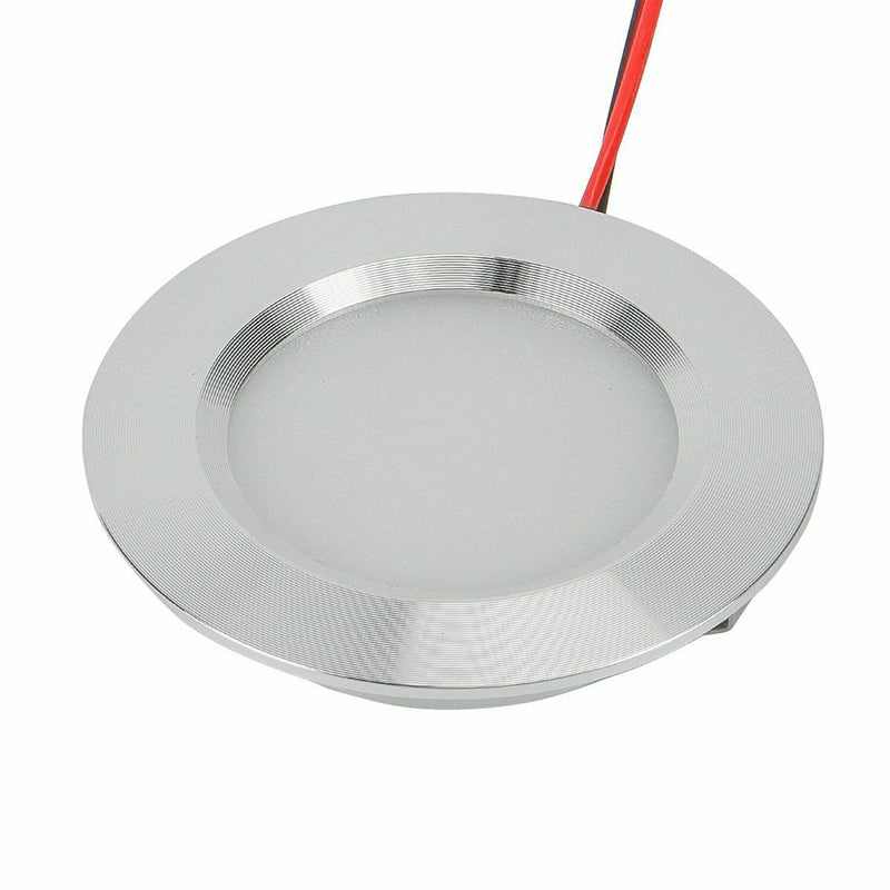DURAFORCE 6X 12V LED Lights Recessed Ceiling light For RV Camper Interior Cool White 6400K