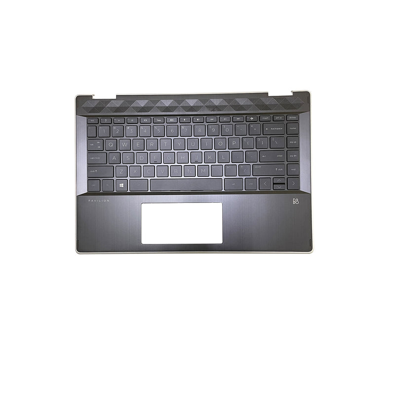 DURAFORCE New Palmrest Backlit Keyboard US for HP Pavilion X360 14-DH 14T-DH L53795-001