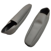 DURAFORCE NEW Leather Seat Armrest Covers Size Gray Fits For 2001-2007 Toyota Sequoia