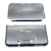 DURAFORCE Black Housing Shell Front Back Case Top+ Bottom Cover For New Nintendo 3DS LL