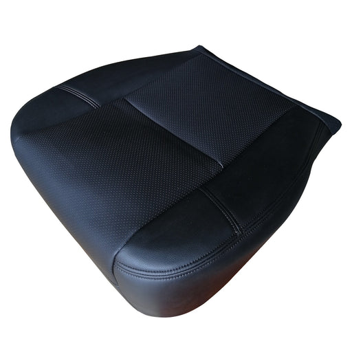 DURAFORCE Driver Side Bottom Leather Seat Cover Black For 2007-2014 Cadillac Escalade