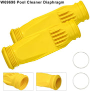 DURAFORCE 4 Pieces For Baracuda Pool Cleaner W70329 Finned Seal W69698 Diaphragm Foot Pad